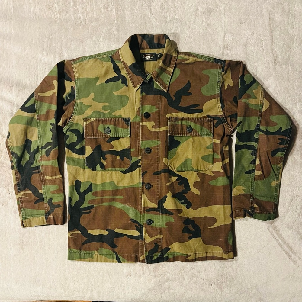 Ralph Lauren Double RRL Utility Camo Shirt Men’s Size Small